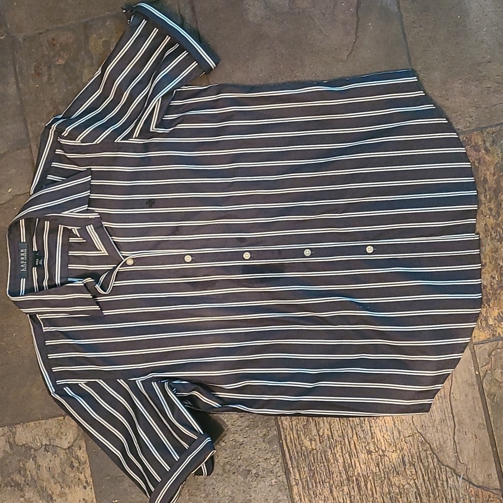 Ladies Ralph Lauren short sleeve blouse shirt